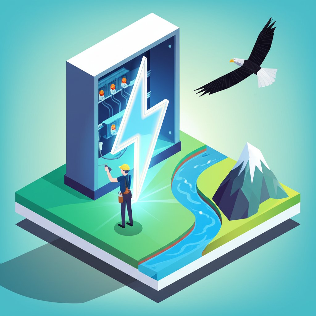 Eagle River's best electrician for expert, reliable electrical services.